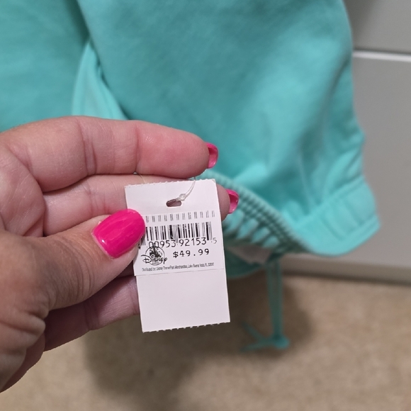 Disney Adult Mickey Mouse Teal Hoodie and Pants Set - Picture 6 of 7